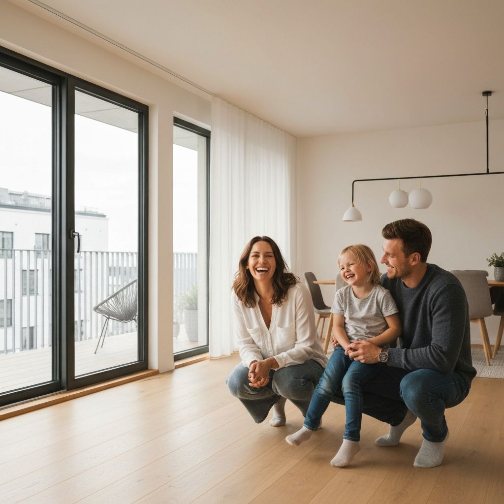 Mehrgenerationen-Familie genießt Zeit zusammen im Schloßberg-Quartier